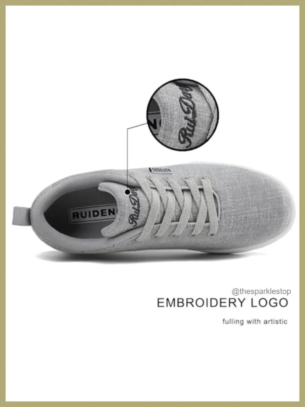 Women's Slip Resistant Walking Shoes 2 Inch Platform Chunky Sneakers